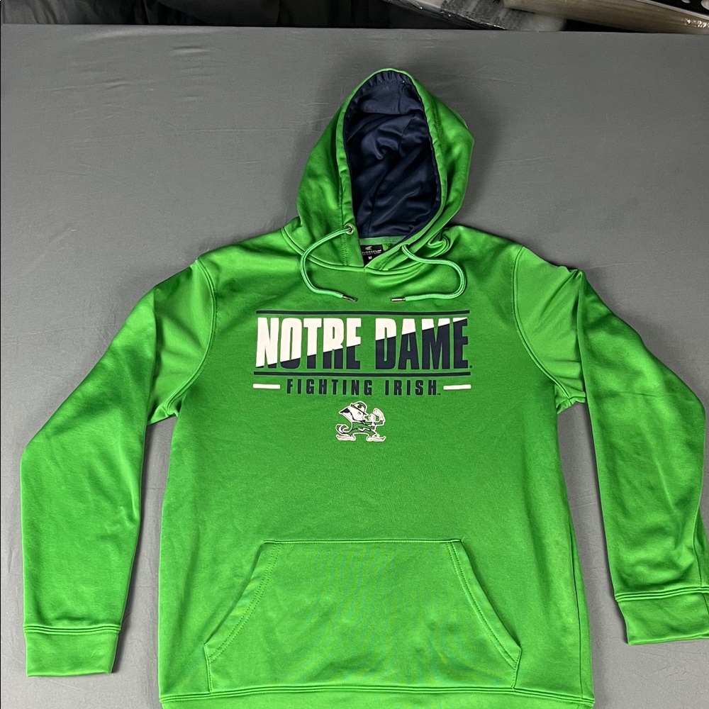 Colosseum Men’s Medium‎ Green Notre Dame Fighting Irish Hoodie
